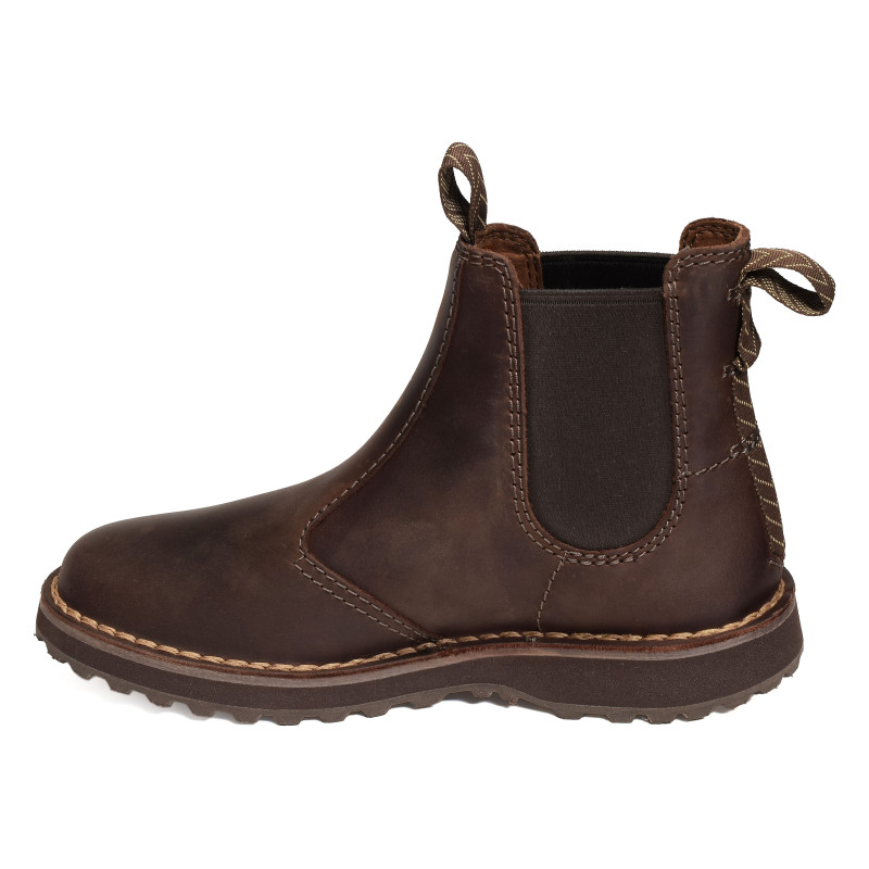 SOLSBURY EASY Marron, Chelsea boots Clarks