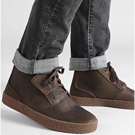 STREETHILL MID Kaki, Boots Clarks