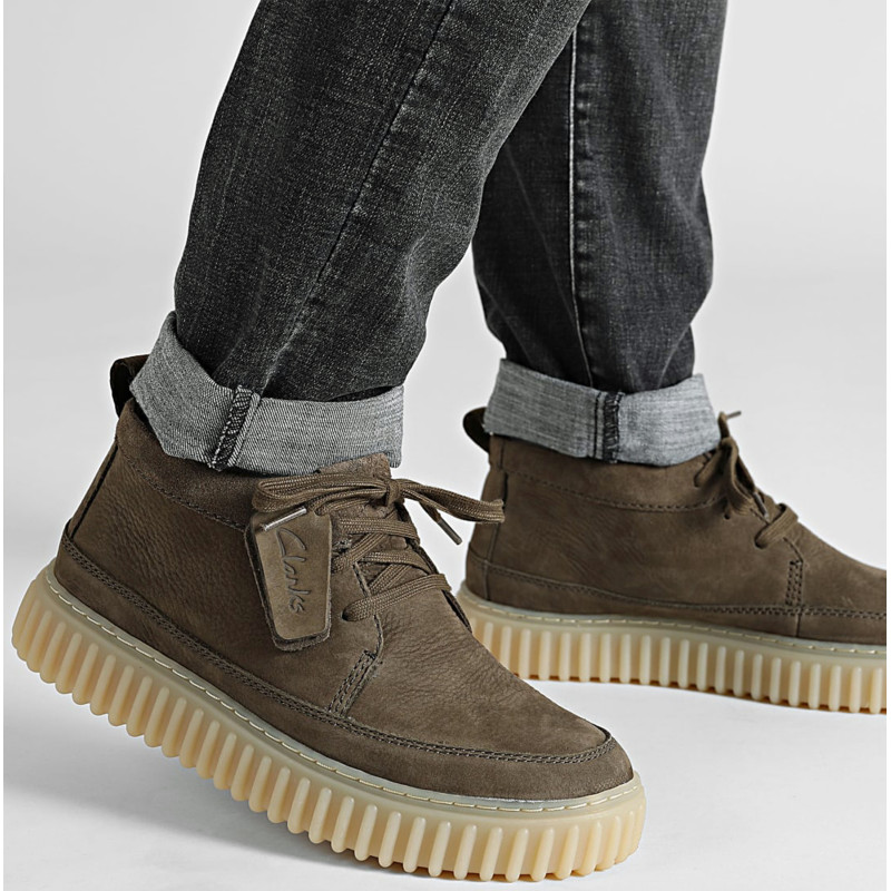 TORHILL LACE HI Kaki, Boots Clarks