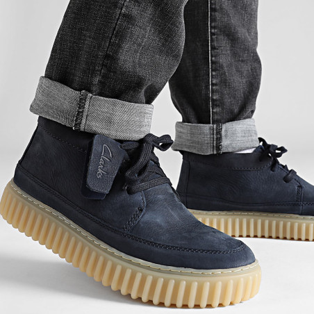 TORHILL LACE HI Marine, Boots Clarks