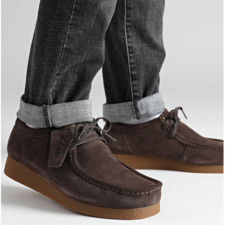 WALLABEE EVO Chocolat, Richelieus Clarks
