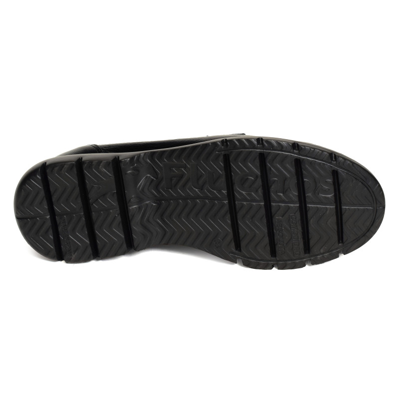 GLADIS F1794 Verni Noir, Mocassins Fluchos