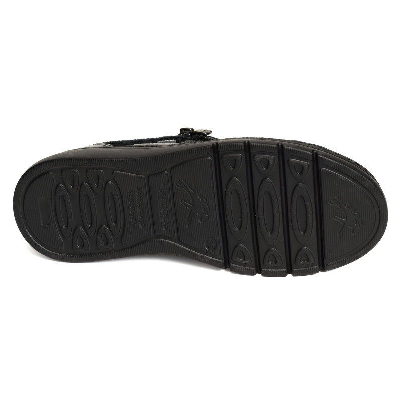 POMPAS F1666 Verni Noir, Sneakers basses Fluchos