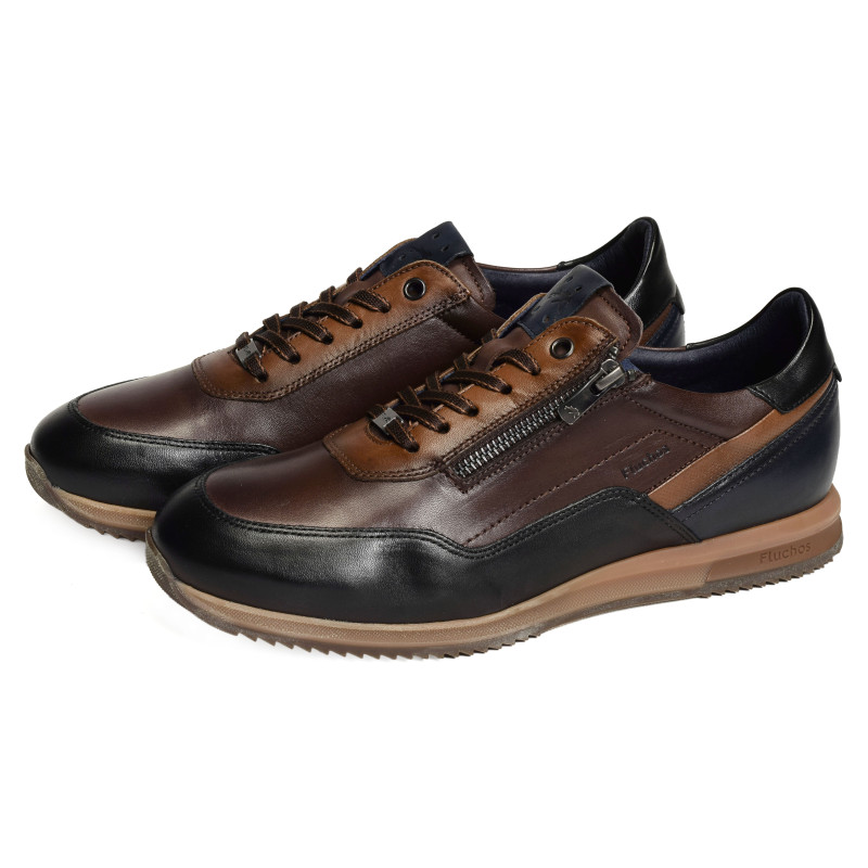 SAMIR F2263 Marron, Baskets running Fluchos