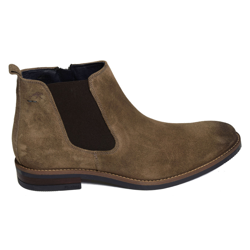 THEO F1690 Taupe, Bottines Fluchos