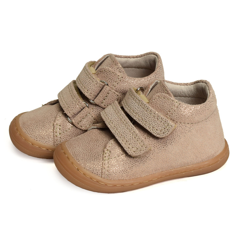 STELLA Beige, Chaussures à Scratch Bellamy