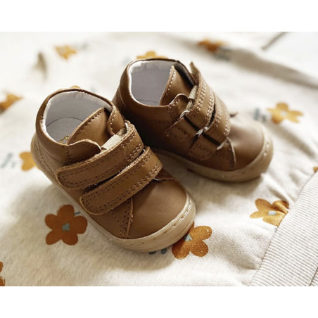 LOULOU Camel, Chaussures à Scratch Bellamy