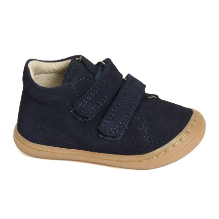 LOULOU Marine Beige, Chaussures à Scratch Bellamy