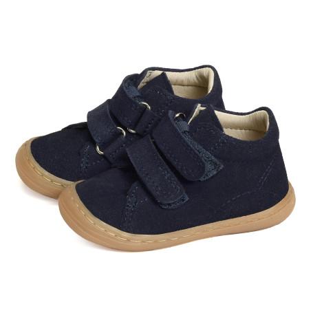 LOULOU Marine Beige, Chaussures à Scratch Bellamy