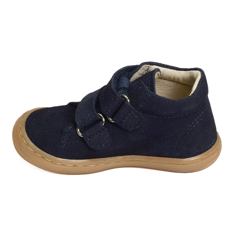 LOULOU Marine Beige, Chaussures à Scratch Bellamy