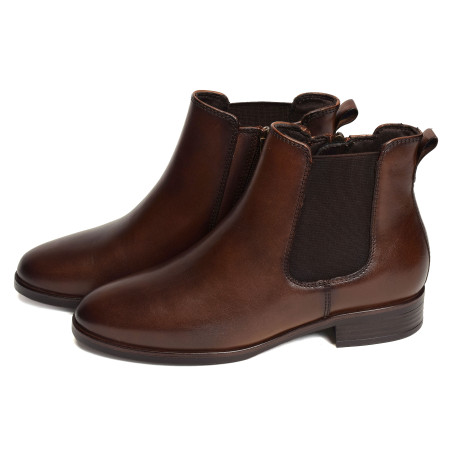 25377 Marron, Bottines Tamaris