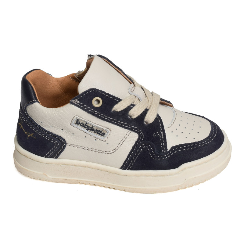 ABOUTI Blanc Marine, Chaussures à Lacets Babybotte