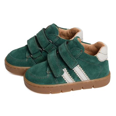 FAREL VELCRO Vert, Chaussures à Scratch Babybotte