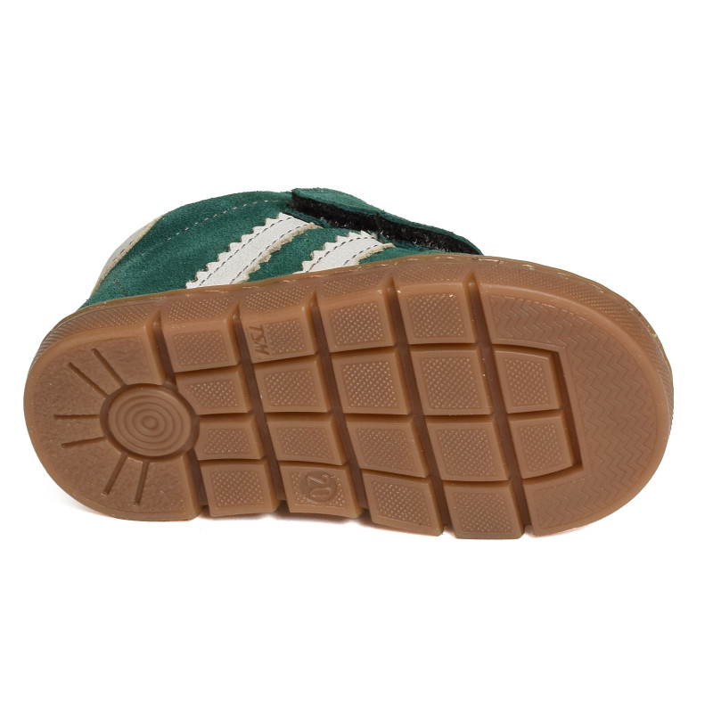 FAREL VELCRO Vert, Chaussures à Scratch Babybotte