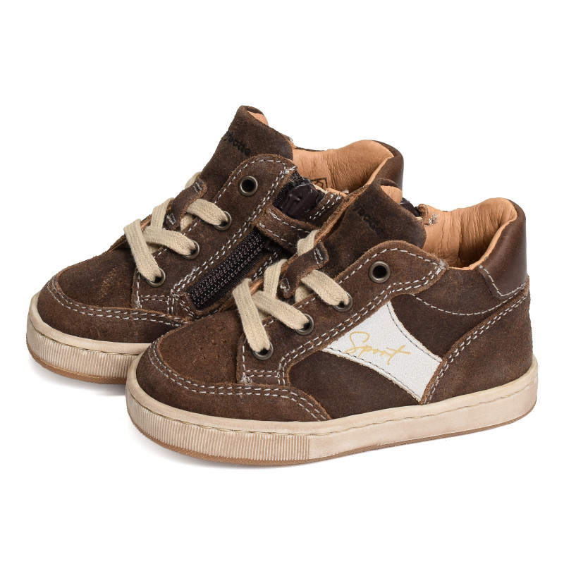 FORMIDABLE Marron Foncé, Chaussures à Lacets Babybotte