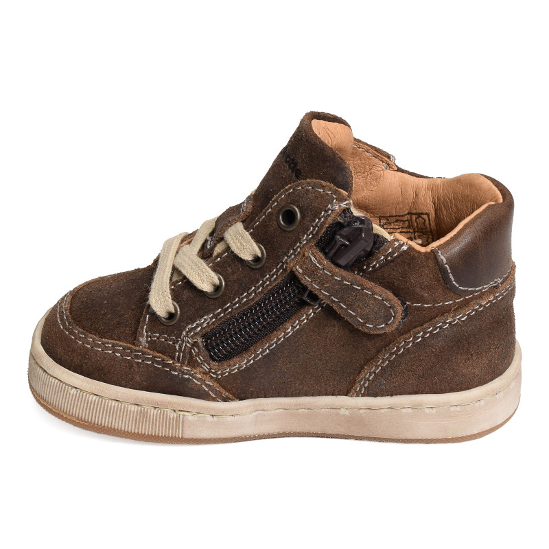 FORMIDABLE Marron Foncé, Chaussures à Lacets Babybotte