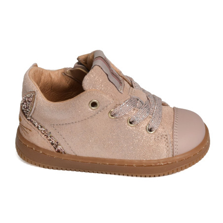 FRIMOUSSE Rose Clair, Chaussures à Lacets Babybotte