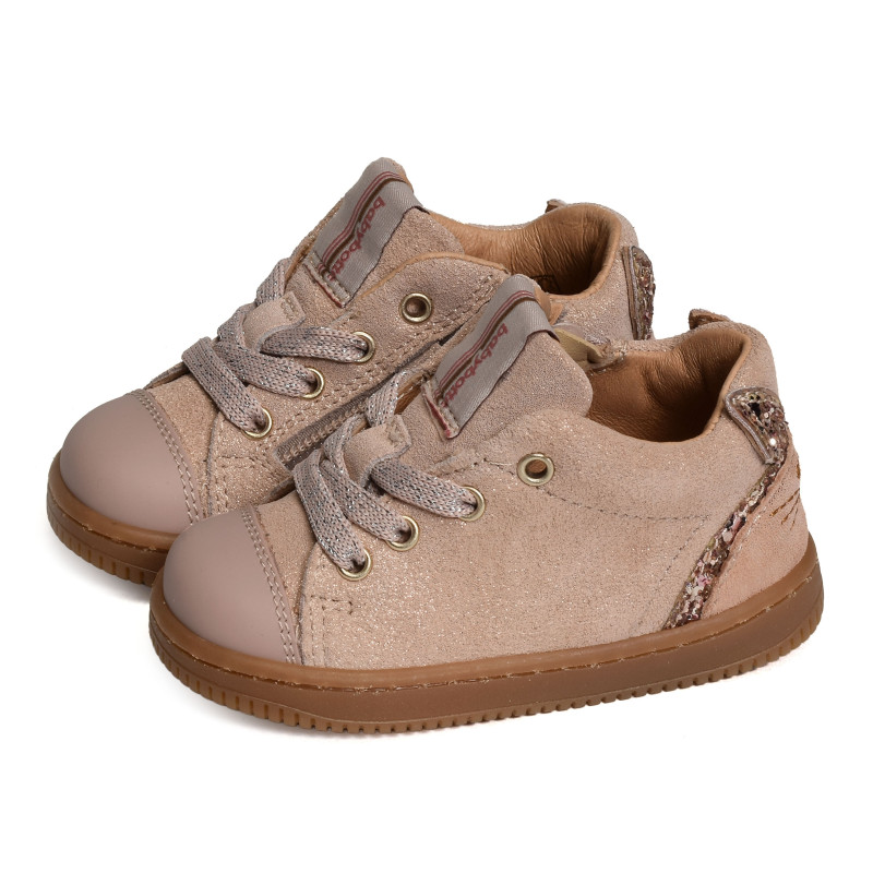FRIMOUSSE Rose Clair, Chaussures à Lacets Babybotte