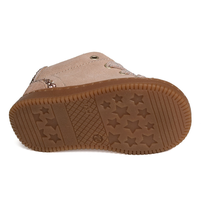 FRIMOUSSE Rose Clair, Chaussures à Lacets Babybotte