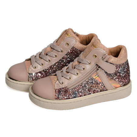 KROISETTE Rose Multicolore, Chaussures à Lacets Babybotte