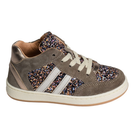 KOLYNE Taupe Multicolore, Chaussures à Lacets Babybotte