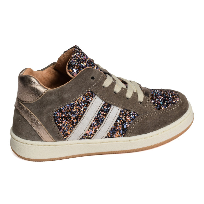 KOLYNE Taupe Multicolore, Chaussures à Lacets Babybotte