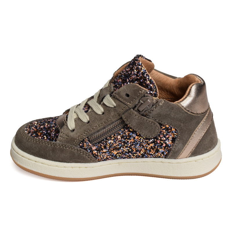 KOLYNE Taupe Multicolore, Chaussures à Lacets Babybotte