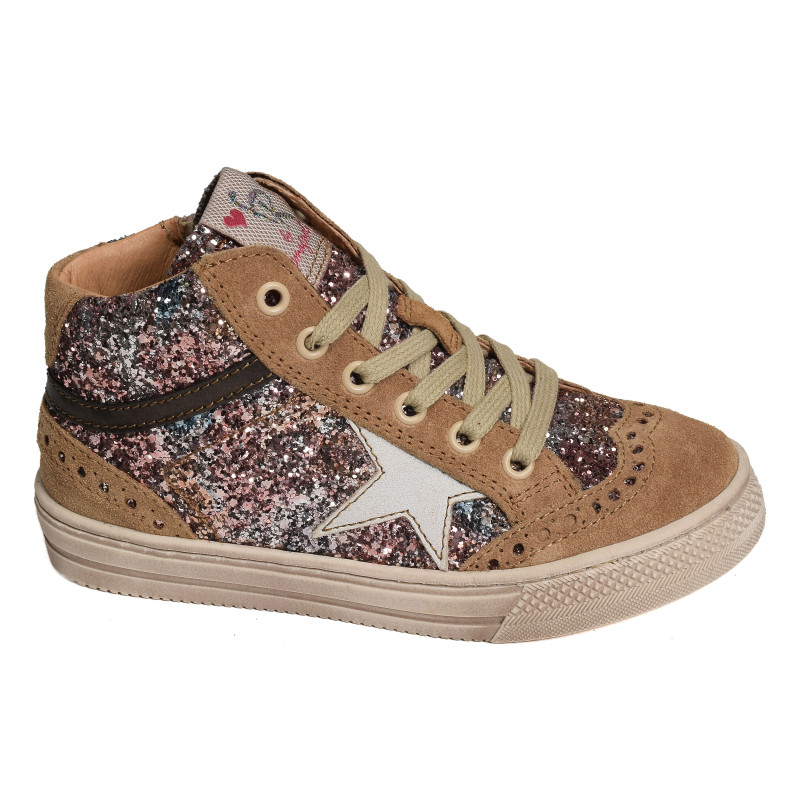 7424 Camel Multicolore, Chaussures à Lacets Romagnoli