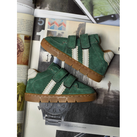 FAREL VELCRO Vert, Chaussures à Scratch Babybotte