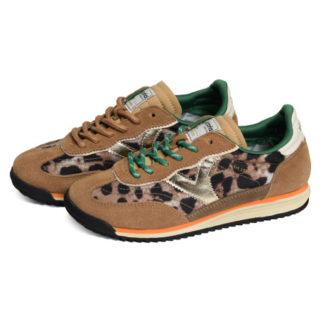 1158103 Camel Léopard, Baskets running Victoria