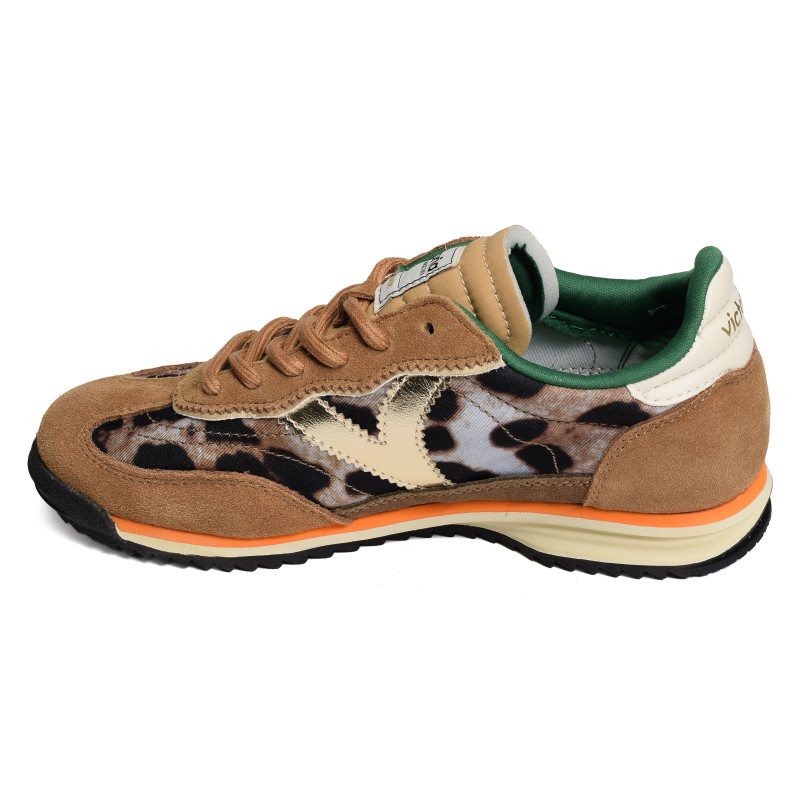 1158103 Camel Léopard, Baskets running Victoria