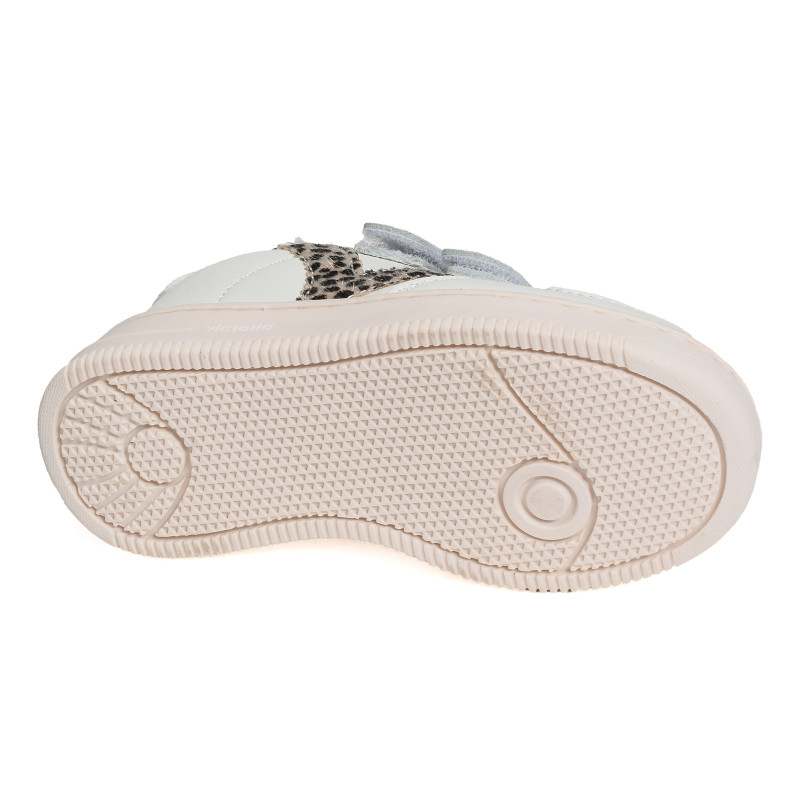 1124106 Blanc Léopard, Sneakers basses Victoria