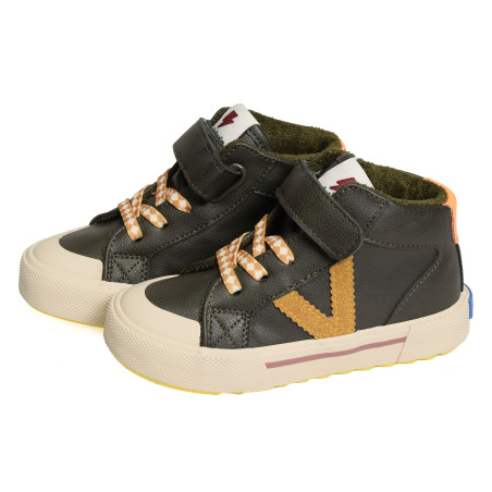 1065198 Kaki, Baskets montantes Victoria