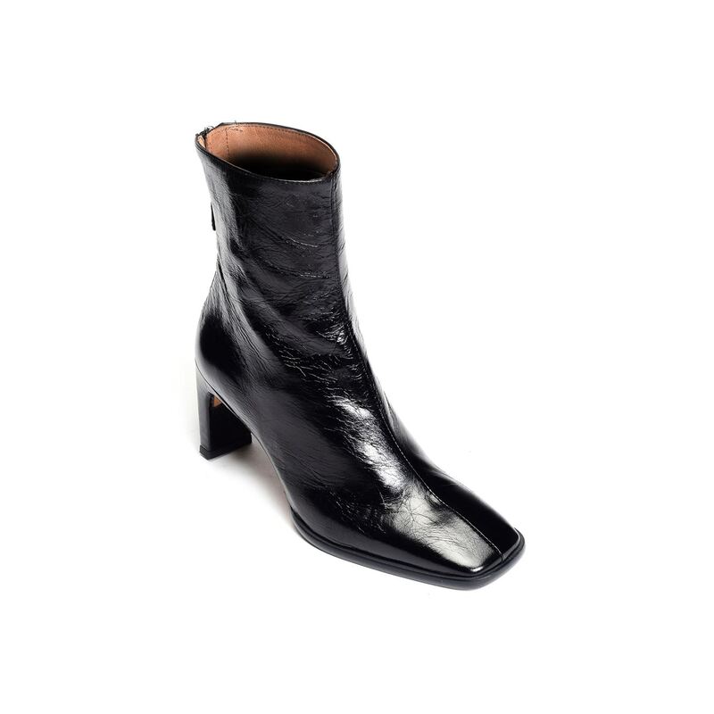 LAURYN 22544 Verni Noir, Bottines Angel Alarcón
