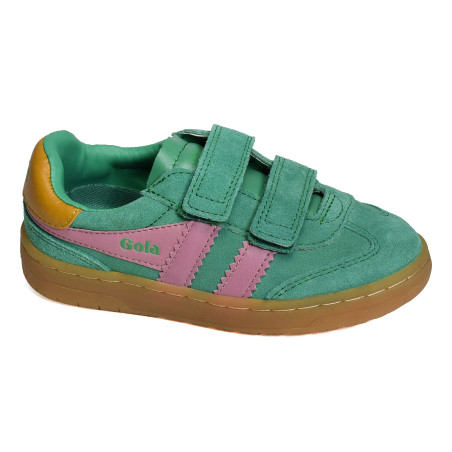 VIPER STRAP GIRL Vert Rose, Sneakers basses Gola
