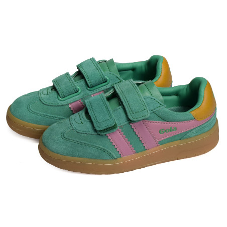 VIPER STRAP GIRL Vert Rose, Sneakers basses Gola
