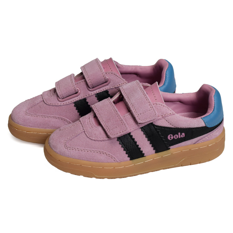 VIPER STRAP GIRL Rose Noir, Sneakers basses Gola