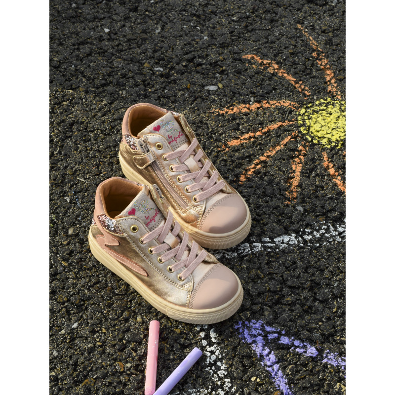 7279 Or Rose, Chaussures à Lacets Romagnoli