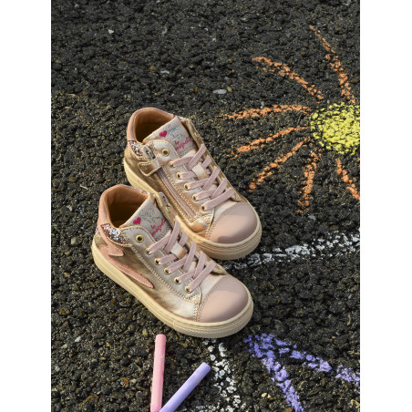 7279 Or Rose, Chaussures à Lacets Romagnoli