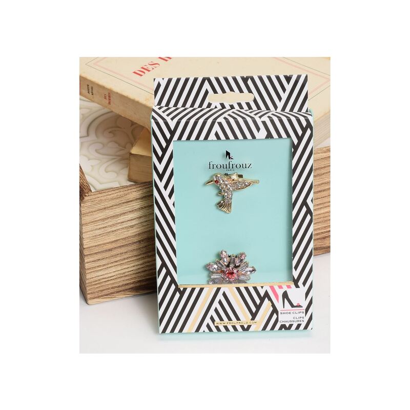 CLIPS YSIS Or, Bijoux de chaussures Froufrouz