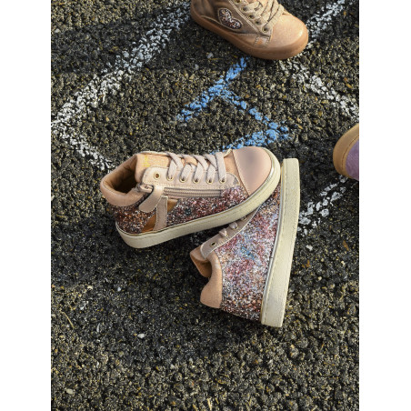 KROISETTE Rose Multicolore, Chaussures à Lacets Babybotte