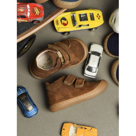 LOULOU Cognac, Chaussures à Scratch Bellamy