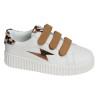 DELIA Blanc Camel, Sneakers basses Vanessa Wu