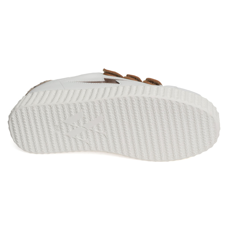 DELIA Blanc Camel, Sneakers basses Vanessa Wu