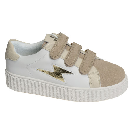 MICHAELLA Blanc Beige, Sneakers basses Vanessa Wu