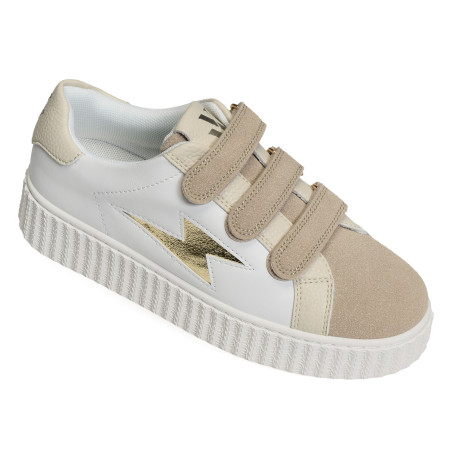 MICHAELLA Blanc Beige, Sneakers basses Vanessa Wu