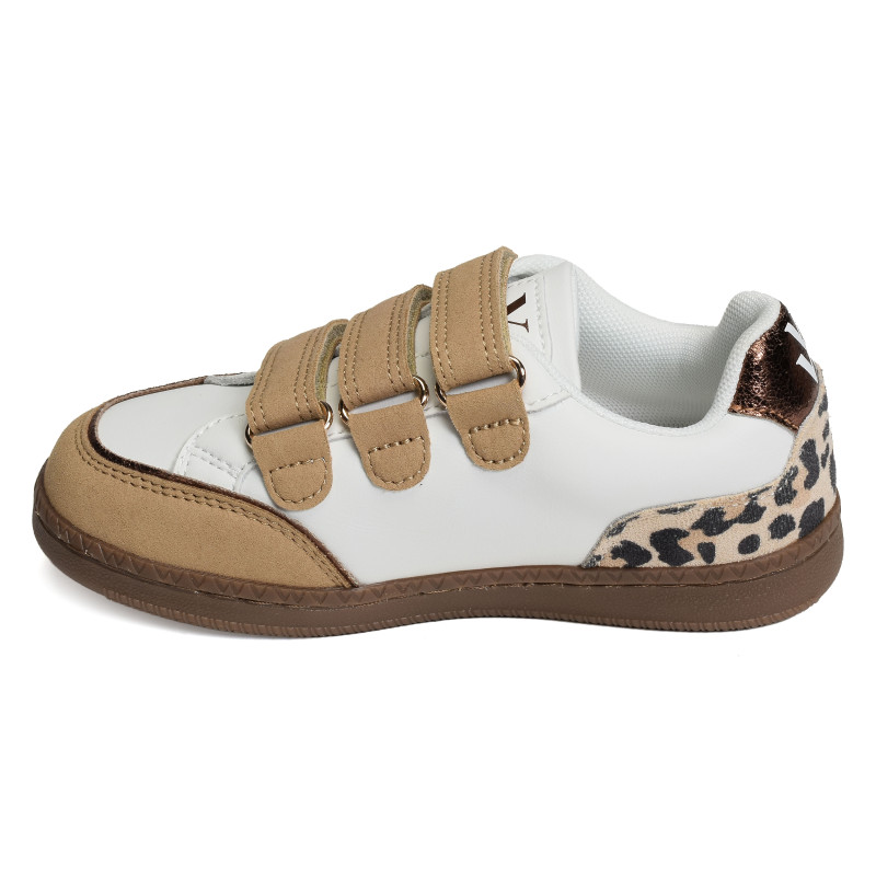 MINI OXANE Blanc Camel, Sneakers basses Vanessa Wu