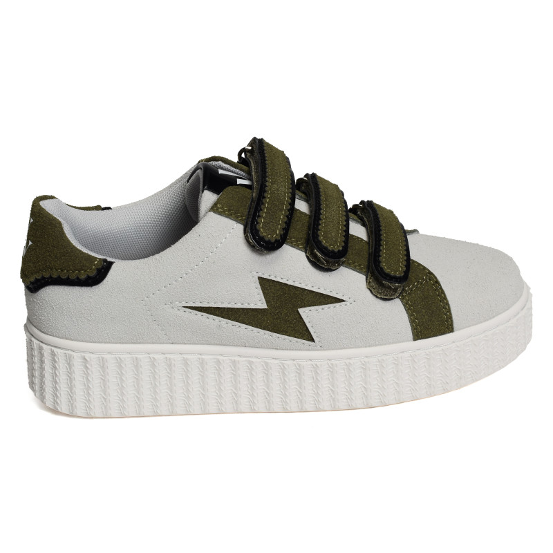 XENIA Gris Kaki, Sneakers basses Vanessa Wu