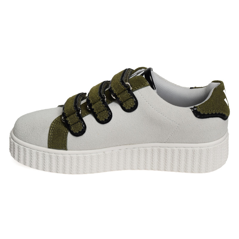 XENIA Gris Kaki, Sneakers basses Vanessa Wu