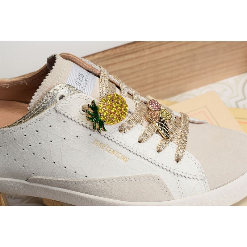 BIJOU ANANAS GLACE Multicolore, Bijoux de chaussures Froufrouz